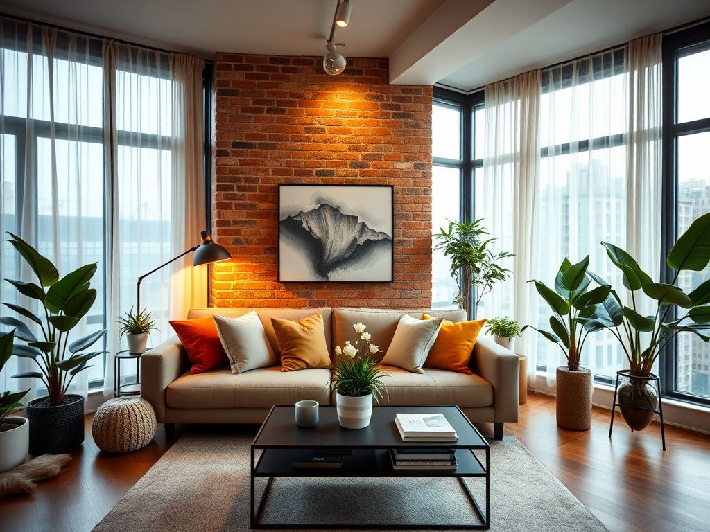 Interior moderno de departamento en Buenos Aires